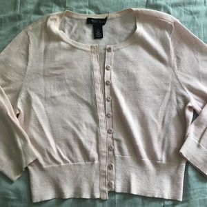 White House Black Market Cropped Cardigan